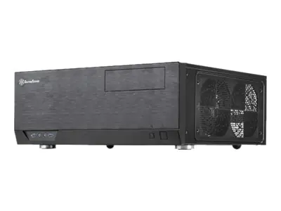 SilverStone Grandia GD09 - Tower - SSI CEB - keine Spannungsversorgung (ATX / PS/2) - Schwarz - USB/Audio