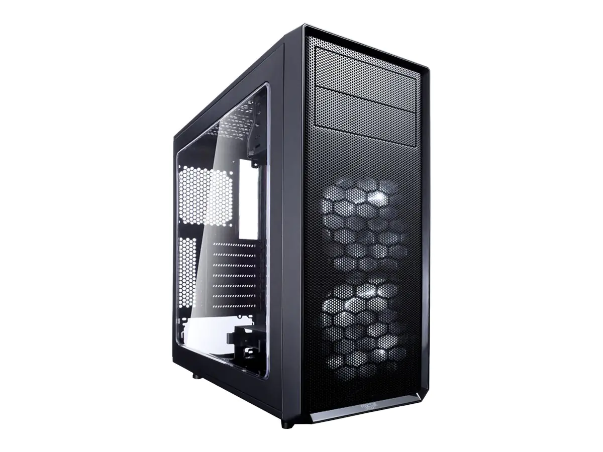 Fractal Design Focus G - Tower - ATX - Seitenteil mit Fenster - keine Spannungsversorgung (ATX) FD-CA-FOCUS-BK-W