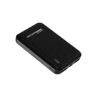 RealPower Powerbank PB-5000 SE schwarz - Batterie - 5.000 mAh 415545