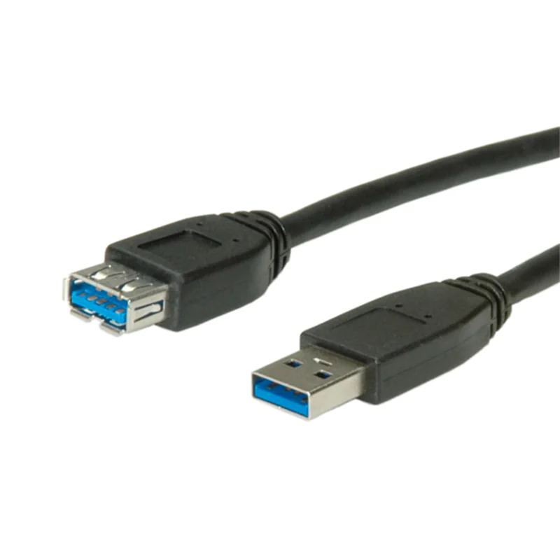 Roline - USB-Verlängerungskabel - USB Typ A (M) zu USB Typ A (W) - USB 3.0 - 1.8 m - Schwarz Roline - USB-Verlängerungskabel - USB Typ A (M) zu USB Typ A (W) - USB 3.0 - 1.8 m - Schwarz