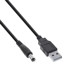 InLine USB DC Stromadapterkabel A Stecker zu 5.5x2.50mm Hohlstecker schwarz InLine USB DC Stromadapterkabel A Stecker zu 5.5x2.50mm Hohlstecker schwarz