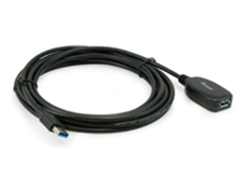 Equip 133346, 5 m, USB A, USB A, USB 3.2 Gen 1 (3.1 Gen 1), 5 Gbit/s, Schwarz