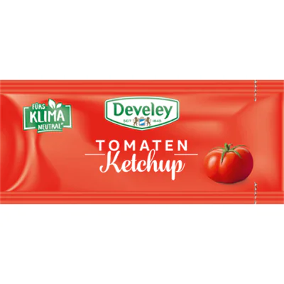 Develey Ketchup Tomaten 150 x 20 ml/Pack. Develey Ketchup Tomaten 150 x 20 ml/Pack.