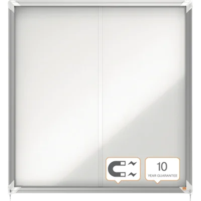 Nobo Schaukasten 1902570 97,2x100x 5,4cm innen 12 x DIN A4 weiß/silber Nobo Schaukasten 1902570 97,2x100x 5,4cm innen 12 x DIN A4 weiß/silber