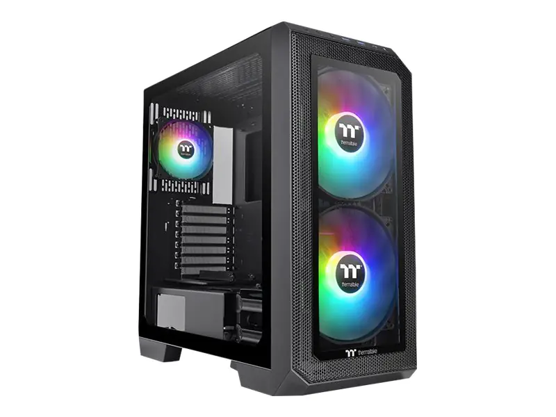 Thermaltake View 300 MX - Mid tower - E-ATX - Seitenteil mit Fenster (gehärtetes Glas) CA-1P6-00M1WN-00