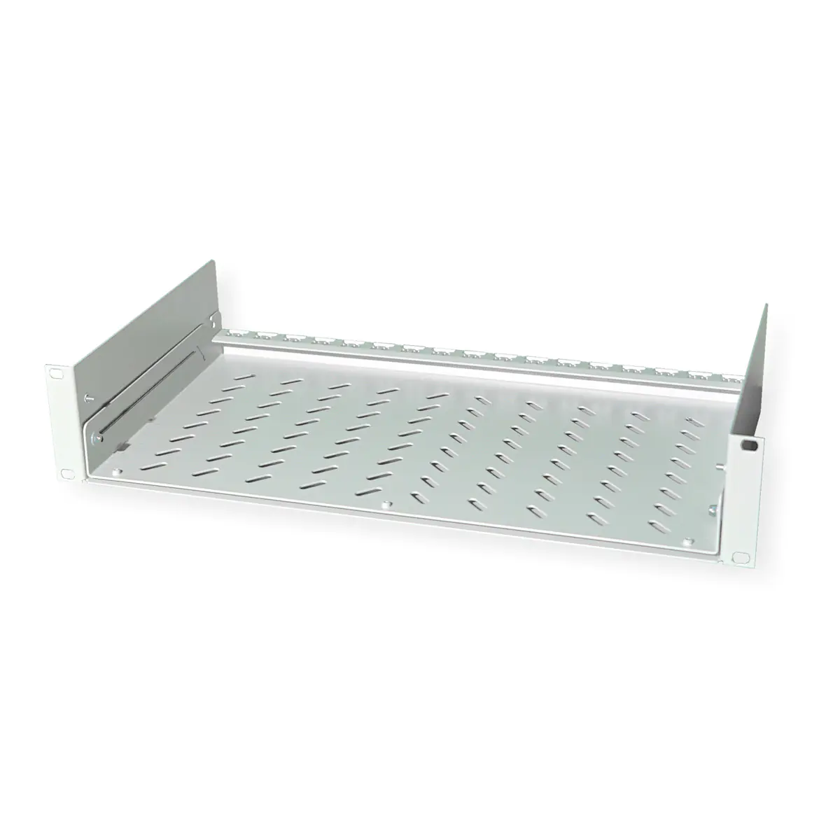 apra 19"-Fachboden 2 HE kippbar 430x220mm