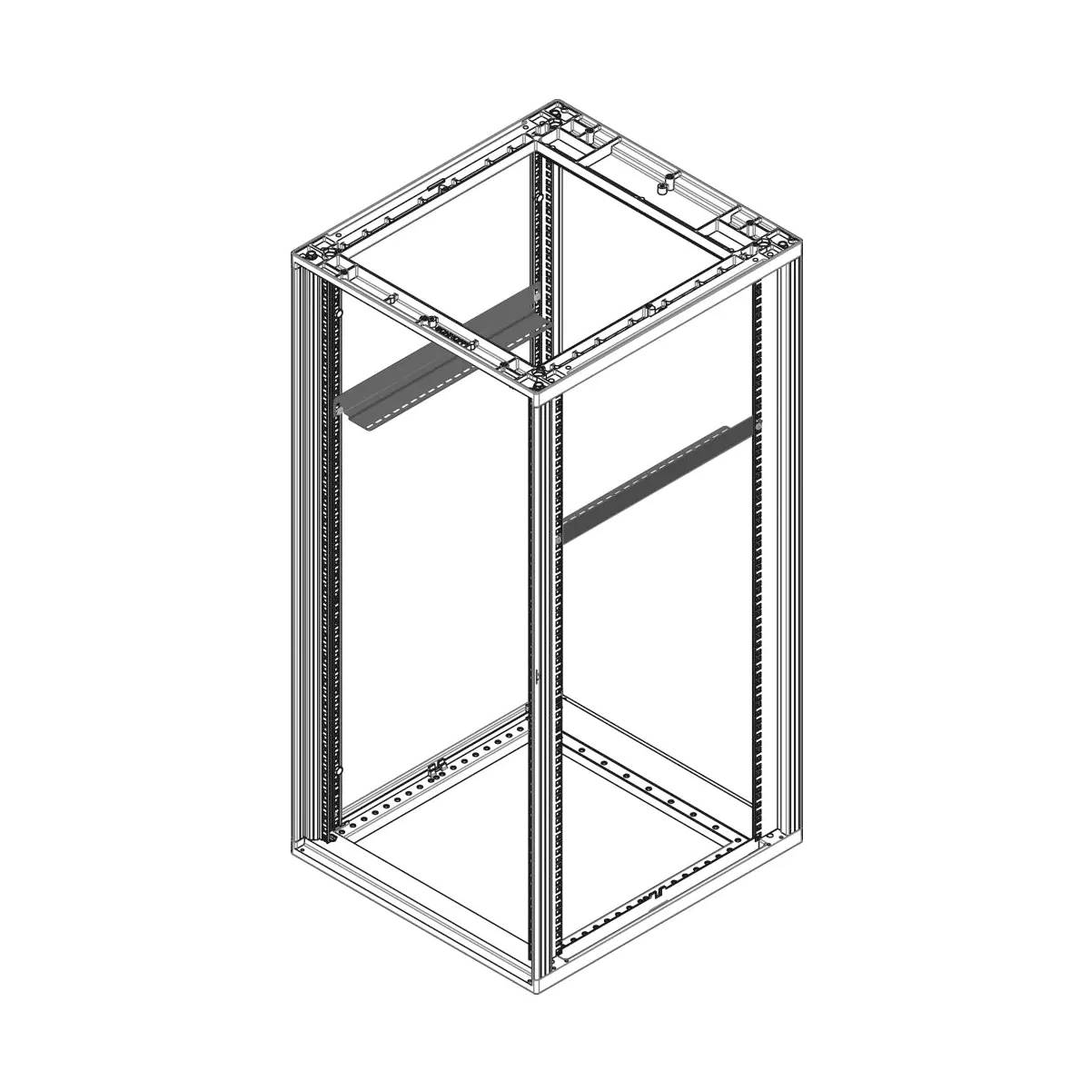 SCHROFF Gleitschienen 600T 50KG 2X 25230-014 25230014