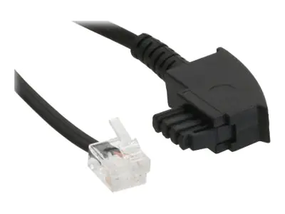 InLine - Telefonkabel - TAE-F (M) zu RJ-11 (M) - 6 m InLine - Telefonkabel - TAE-F (M) zu RJ-11 (M) - 6 m