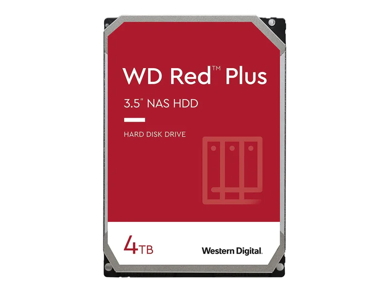 WD Red Plus WD40EFPX - Festplatte - 4 TB - intern - 3.5" (8.9 cm) - SATA 6Gb/s - 5400 rpm - Puffer: 256 MB WD Red Plus WD40EFPX - Festplatte - 4 TB - intern - 3.5" (8.9 cm) - SATA 6Gb/s - 5400 rpm - Puffer: 256 MB