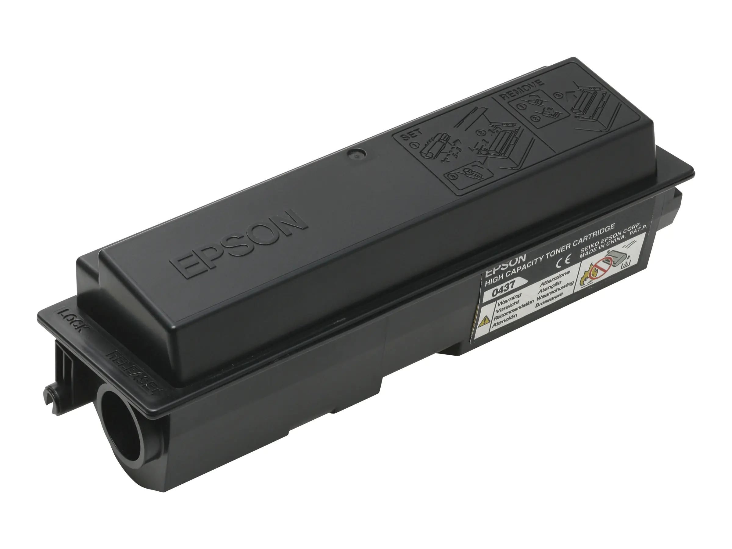 Epson 0437 - Mit hoher Kapazität - Schwarz - Original - Tonerpatrone Epson Return Program - für AcuLaser M2000D, M2000DN, M2000DT, M2000DTN