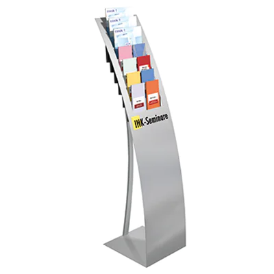 Kerkmann Prospektständer Varia 6509 7Fächer 32x132x34cm silber Kerkmann Prospektständer Varia 6509 7Fächer 32x132x34cm silber