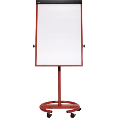 MAUL Mobiles Flipchart MAULoffice mit Ablageschale Rundfuß mit 5 Rollen Stahl rot MAUL Mobiles Flipchart MAULoffice mit Ablageschale Rundfuß mit 5 Rollen Stahl rot