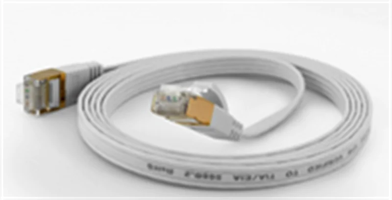 WANTEC 7001, 0,1 m, Cat6, F/FTP (FFTP), RJ-45, RJ-45, Weiß