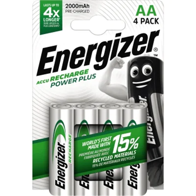 Energizer Akku Recharge PowerPlus E300626700 AA/HR6 4 St./Pack. Energizer Akku Recharge PowerPlus E300626700 AA/HR6 4 St./Pack.