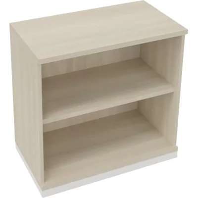 Regal 2OH B800xT442xH781mm Verkehrsweiß/Akazie hell Regal 2OH B800xT442xH781mm Verkehrsweiß/Akazie hell