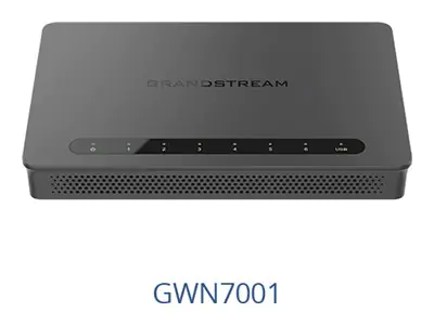 Grandstream GWN7000 Series GWN7001 - Router - Switch mit 6 Ports Grandstream GWN7000 Series GWN7001 - Router - Switch mit 6 Ports