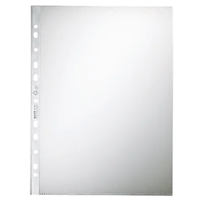 Leitz Prospekthülle DIN A4 0,09mm oben offen Polypropylen farblos 100 St./Pack. Leitz Prospekthülle DIN A4 0,09mm oben offen Polypropylen farblos 100 St./Pack.