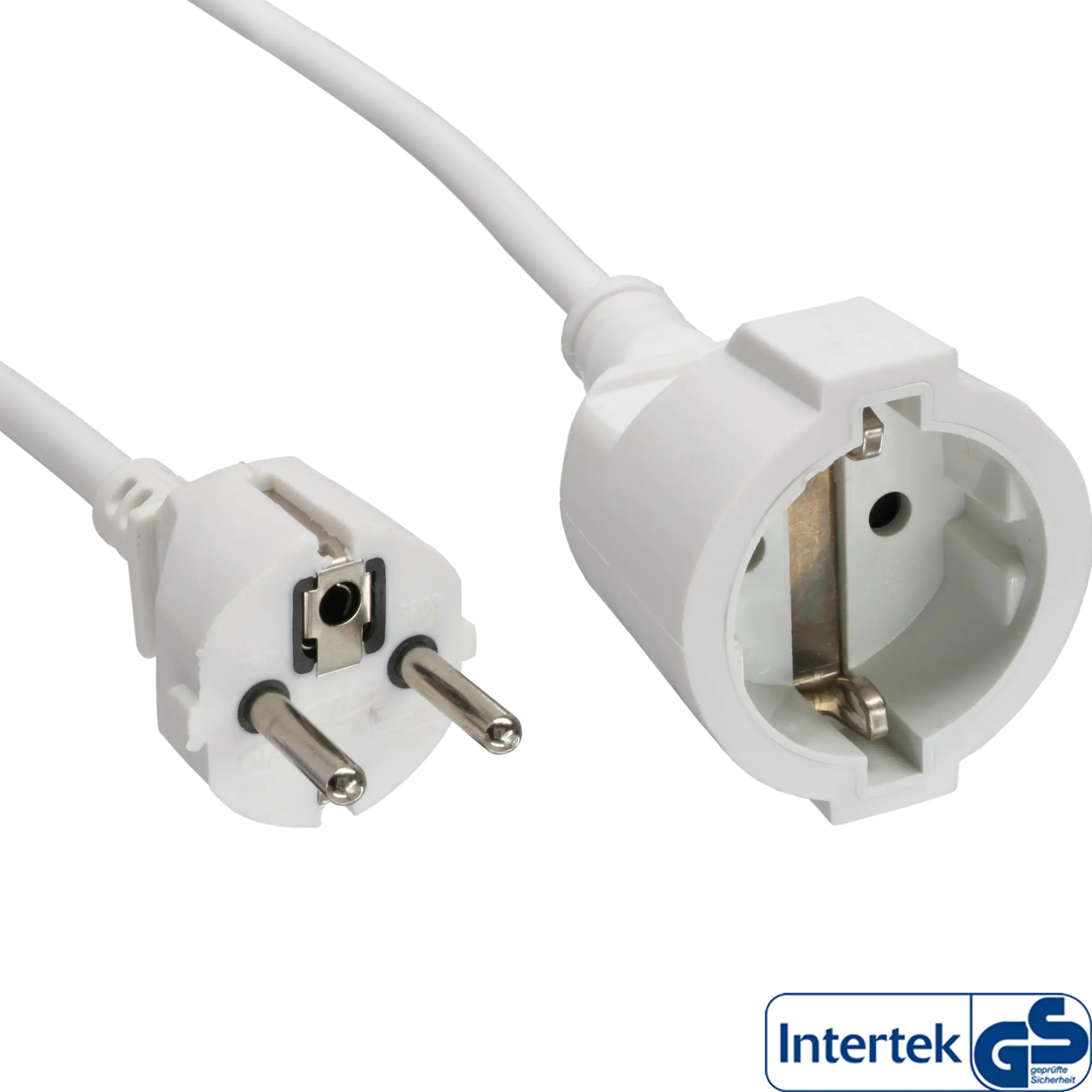 InLine - Spannungsversorgungs-Verlängerungskabel - power CEE 7/7 (W) zu power CEE 7/7 (M) - 2 m - weiß InLine - Spannungsversorgungs-Verlängerungskabel - power CEE 7/7 (W) zu power CEE 7/7 (M) - 2 m - weiß
