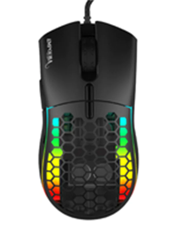 INCA IMG-GT20, Beidhändig, Optisch, USB Typ-A, 10000 DPI, Schwarz