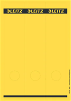 Leitz Ordneretikett 16870015 lang/breit Papier gelb 75 St./Pack.
