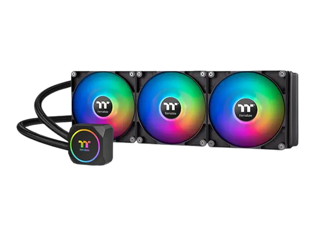 Thermaltake TH420 ARGB Sync - Snow Edition - Prozessor-Flüssigkeitskühlsystem - (für: LGA1156, AM2, AM2+, AM3, LGA1155, AM3+, LGA2011, FM1, FM2, LGA1150, LGA2011-3, LGA1151, AM4, LGA2066, LGA1200, LGA1700, AM5) CL-W367-PL14SW-A
