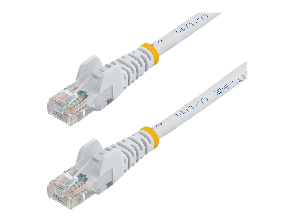 StarTech.com Startech 5m Cat5e Ethernet Netzwerkkabel Snagless mit RJ45 - Cat 5e UTP Kabel - Weiß - Netzwerkkabel - RJ-45 (M) 45PAT5MWH