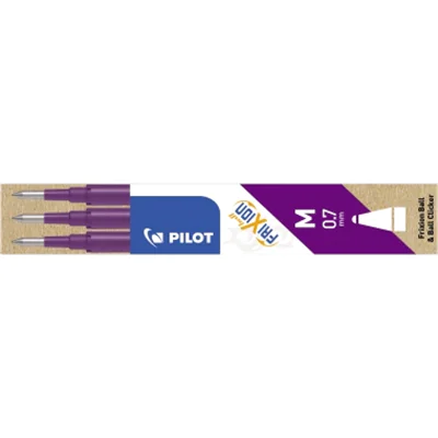 PILOT Tintenrollermine FriXion BLS-FR7-V-S3 2261008F vi 3St. PILOT Tintenrollermine FriXion BLS-FR7-V-S3 2261008F vi 3St.
