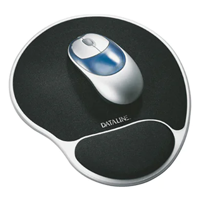 Dataline Mousepad Gel-Rest 67038 30x21,5x2,5cm silber/schwarz Dataline Mousepad Gel-Rest 67038 30x21,5x2,5cm silber/schwarz