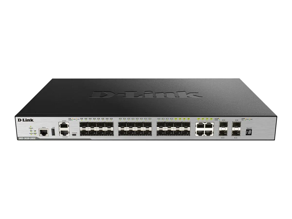 D-Link DGS 3630-52TC - Switch - L3 - managed - 44 x 10/100/1000 + 4 x Kombi-Gigabit-SFP + 4 x 10 Gigabit SFP+ - an Rack montierbar