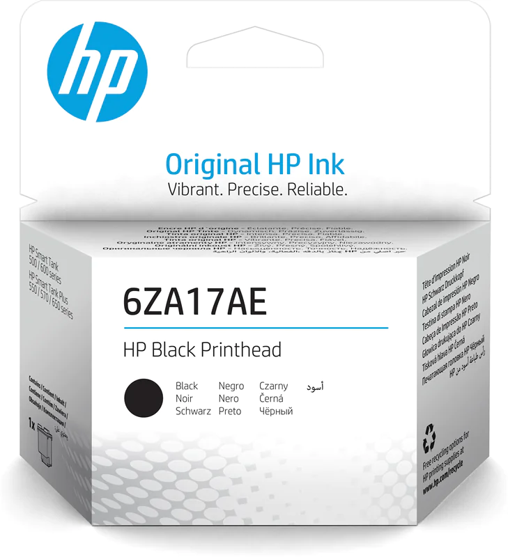 HP - Schwarz - Druckkopf - für Smart Tank 51X, 67X, 70XX, 72X, 73XX, 75X, 76XX, 790; Smart Tank Plus 55X