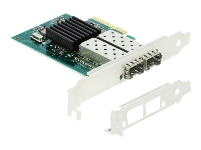 Delock - Netzwerkadapter - PCIe x4 Low-Profile - Gigabit SFP x 2