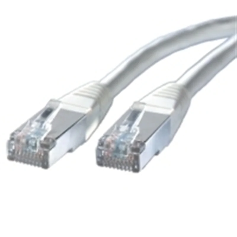 Roline - Patch-Kabel - RJ-45 (M) zu RJ-45 (M) - 3 m - SF/UTP - CAT 5e - geformt - Grau Roline - Patch-Kabel - RJ-45 (M) zu RJ-45 (M) - 3 m - SF/UTP - CAT 5e - geformt - Grau