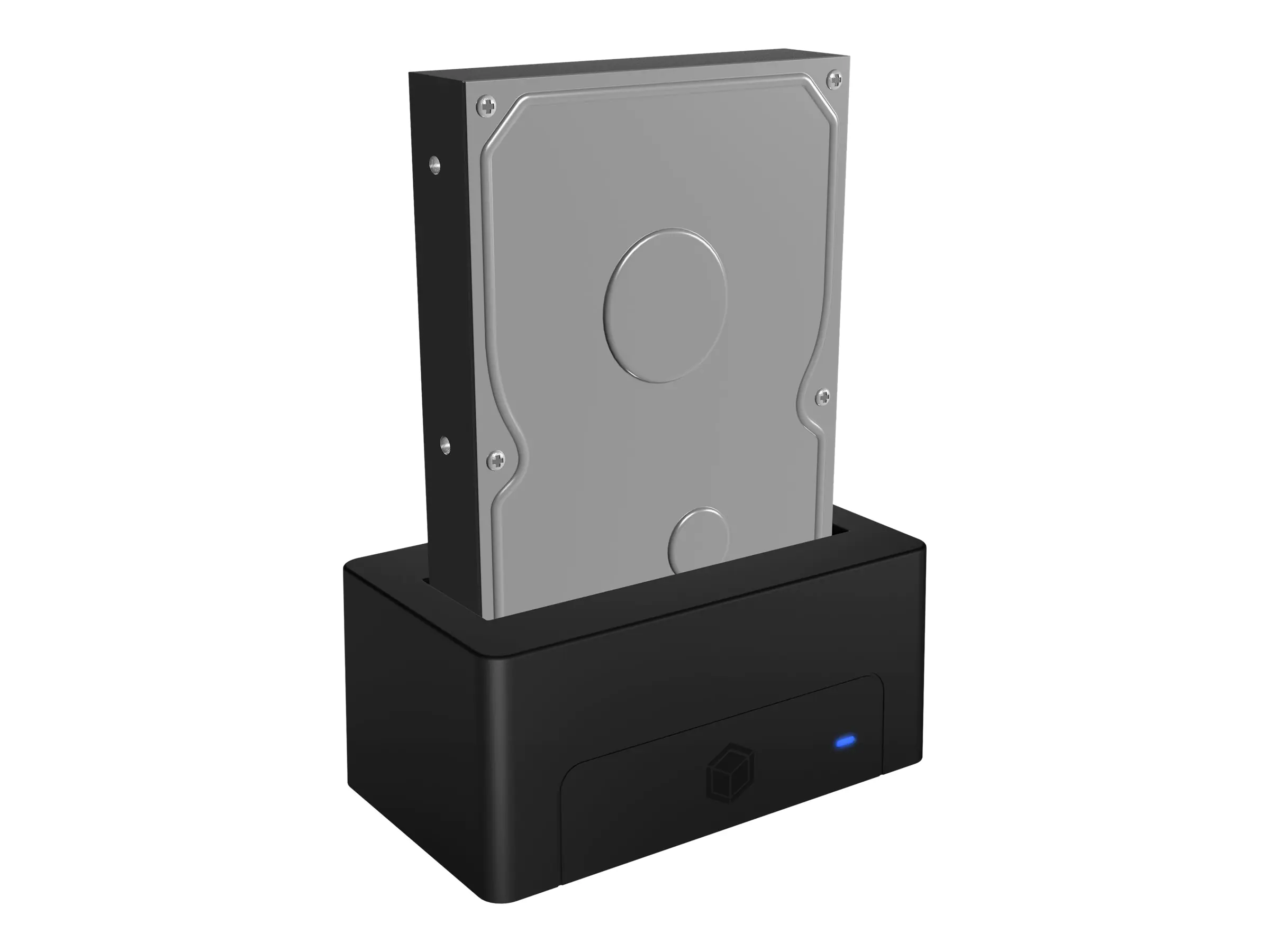 ICY BOX IB-1121-U3 - HDD-Dockingstation mit Datenanzeige, Netzanzeige, Ein/Aus-Schalter Schächte: 1 - 2,5" / 3,5" gemeinsam genutzt (6,4 cm/8,9 cm gemeinsam genutzt) - SATA 6Gb/s - USB 3.2 (Gen 1) - Schwarz ICY BOX IB-1121-U3 - HDD-Dockingstation mit Datenanzeige, Netzanzeige, Ein/Aus-Schalter Schächte: 1 - 2,5" / 3,5" gemeinsam genutzt (6,4 cm/8,9 cm gemeinsam genutzt) - SATA 6Gb/s - USB 3.2 (Gen 1) - Schwarz