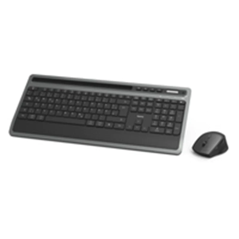 Hama KMW-600 Plus - Tastatur-und-Maus-Set - kabellos - 2.4 GHz, Bluetooth 5.0 - QWERTZ - Deutsch - Anthrazit/schwarz