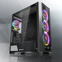 RAIJINTEK PONOS TG4 - Desktop - PC - SPCC - Schwarz - ATX - EATX - EEB - micro ATX - Mini-ATX - Gaming