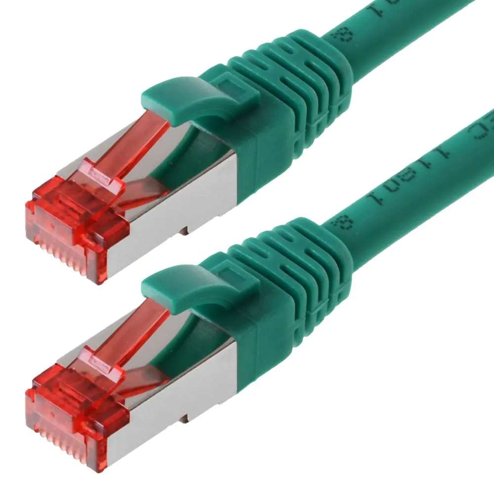 exertis Connect - Patch-Kabel - RJ-45 (M) zu RJ-45 (M) - 15 m - SSTP-Kabel - CAT 6 - halogenfrei - grün