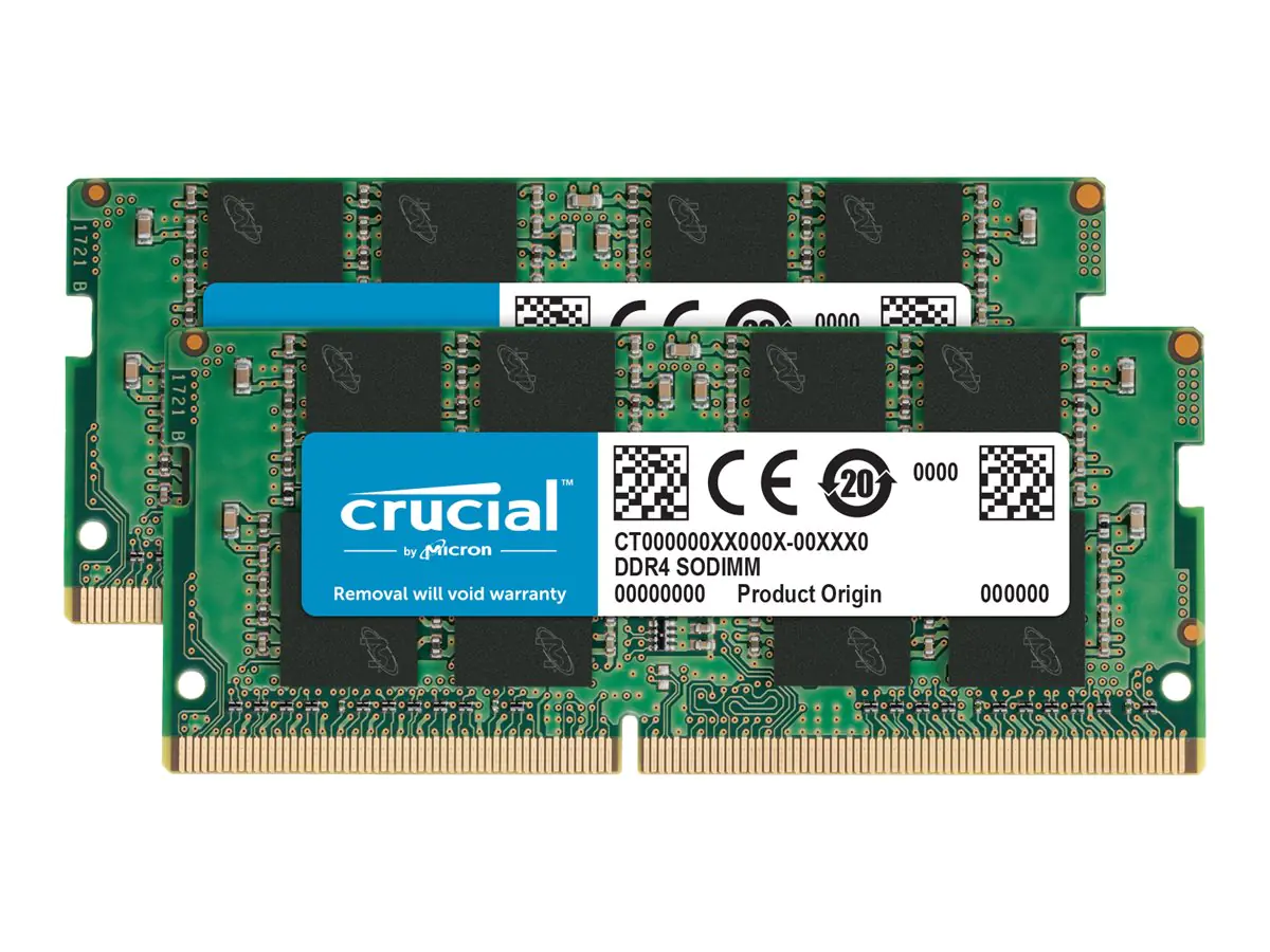 Crucial DDR4 - Kit - 64 GB: 2 x 32 GB - SO CT2K32G4SFD832A