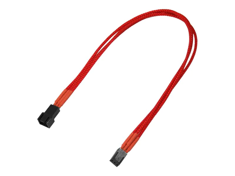 Nanoxia 3-Pin Molex, 0,3 m, Molex (3-pin), Molex (3-pin), Männlich, Männlich, Gerade 900300017