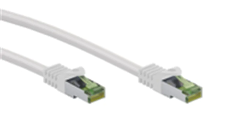 Goobay 61111, 20 m, Cat8.1, S/FTP (S-STP), RJ-45, RJ-45, Weiß