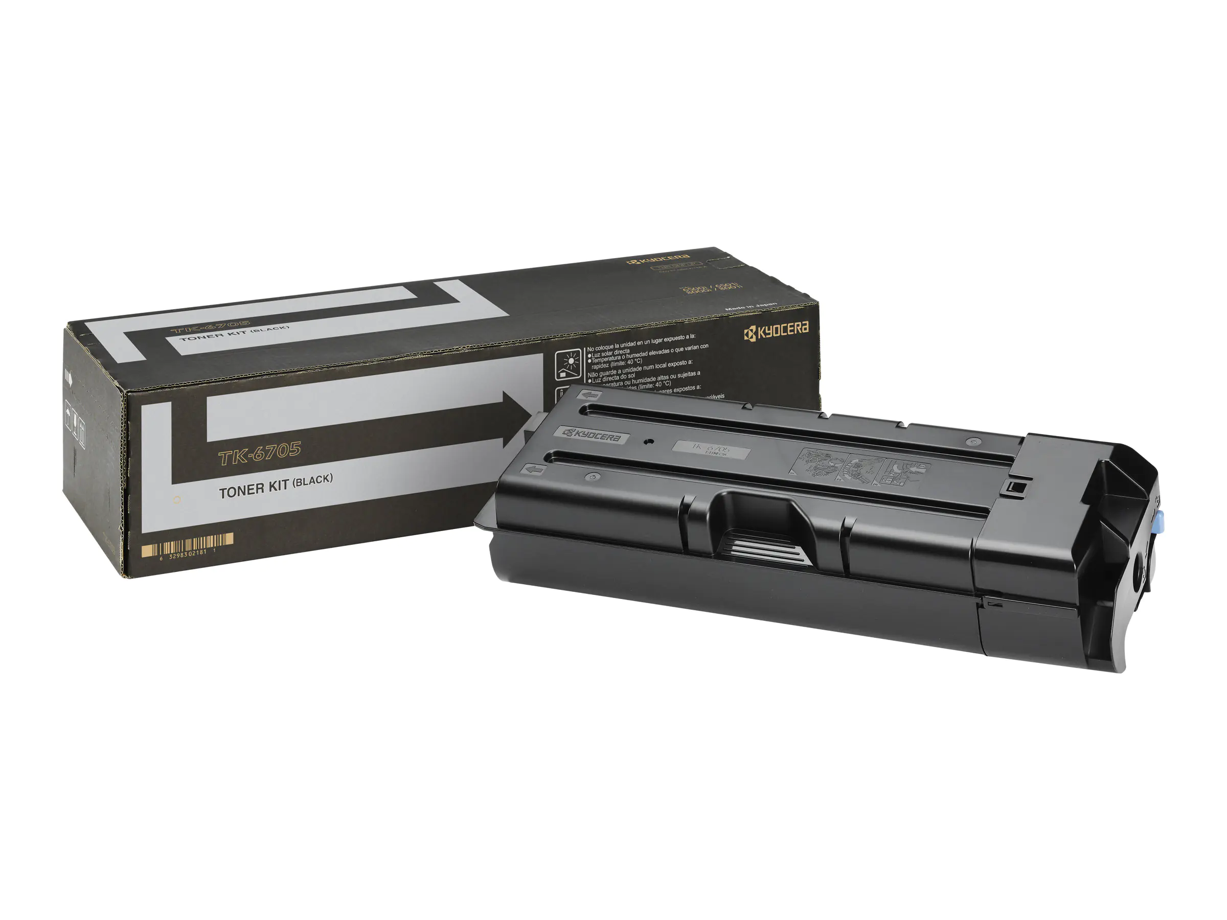 Kyocera TK 6705 - Schwarz - Original - Tonerpatrone - für TASKalfa 6500i, 8000i, 8001i
