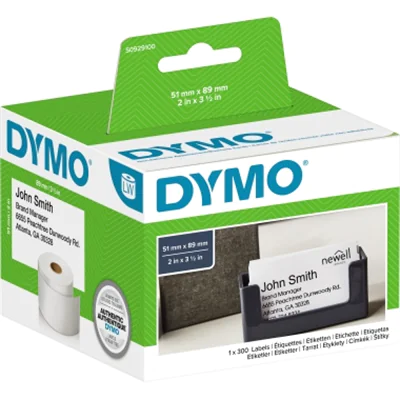 DYMO Visitenkartenetikett S0929100 89x51mm weiß 300 St./Pack. DYMO Visitenkartenetikett S0929100 89x51mm weiß 300 St./Pack.