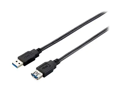 Equip - USB-Verlängerungskabel - USB Typ A (M) zu USB Typ A (W) - USB 3.0 - 2 m - Schwarz