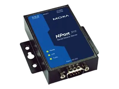 Moxa NPort 5110 - Geräteserver - 100Mb LAN, RS-232 Moxa NPort 5110 - Geräteserver - 100Mb LAN, RS-232