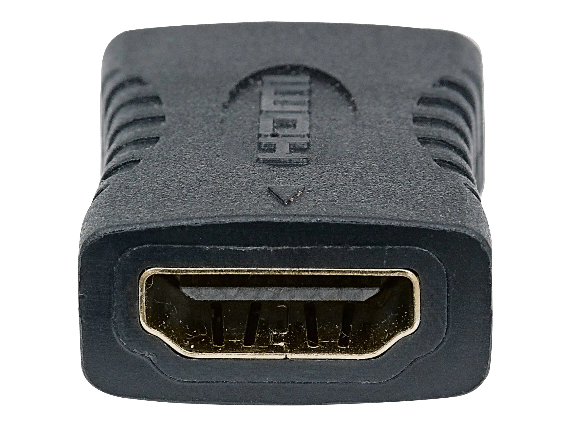 Manhattan HDMI Coupler, 4K@60Hz (Premium High Speed), Female to Female, Straight Connection, Black, Ultra HD 4k x 2k, Fully Shielded, Gold Plated Contacts, Lifetime Warranty, Polybag - HDMI Kupplung - HDMI weiblich gerade zu HDMI weiblich gerade - 4K Unte Manhattan HDMI Coupler, 4K@60Hz (Premium High Speed), Female to Female, Straight Connection, Black, Ultra HD 4k x 2k, Fully Shielded, Gold Plated Contacts, Lifetime Warranty, Polybag - HDMI Kupplung - HDMI weiblich gerade zu HDMI weiblich gerade - 4K Unte