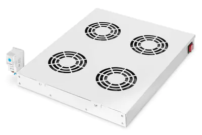 Digitus DN-19 FAN-4-HO - Rack-Lüftereinsatz - mit 4 Lüfter - Grau - 48.3 cm (19") Digitus DN-19 FAN-4-HO - Rack-Lüftereinsatz - mit 4 Lüfter - Grau - 48.3 cm (19")