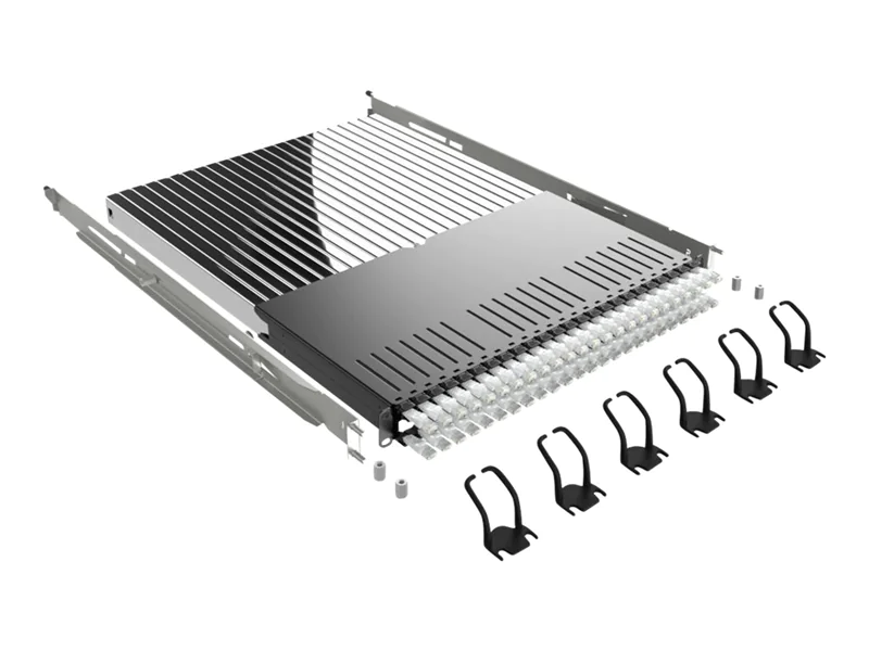 PATCHBOX PLUS+ - Kabeleinzugssystem - CAT 6a - STP - RAL 9005
