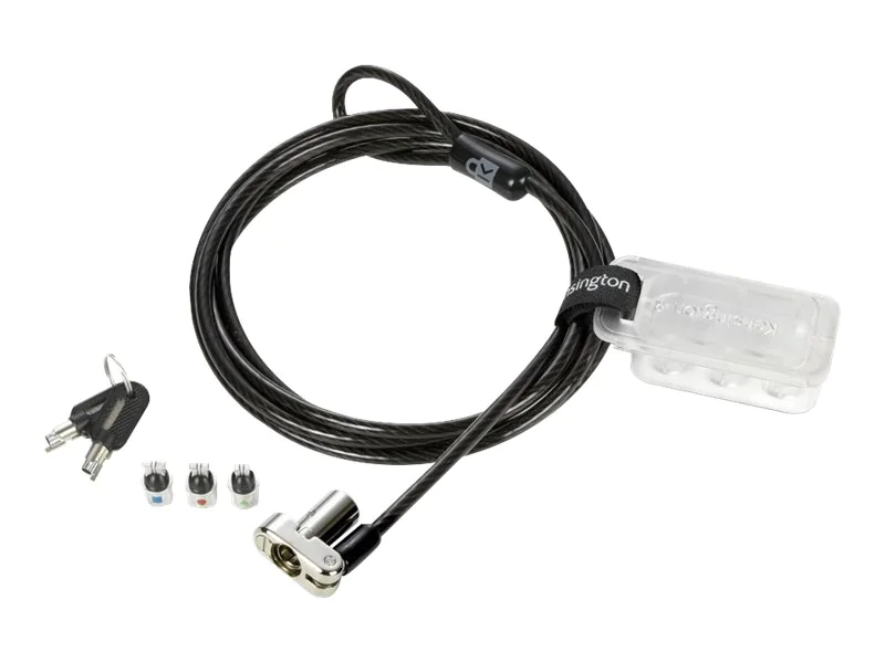 Kensington Universal 3-in-1 Combination Laptop Lock - Resettable - Sicherheitskabelschloss - 1.8 m Kensington Universal 3-in-1 Combination Laptop Lock - Resettable - Sicherheitskabelschloss - 1.8 m