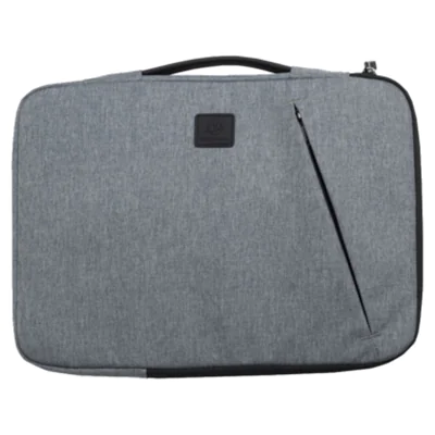 Exacompta Notebookhülle Sleeve 37 x 28 x 2,5 cm (B x H x T) Minifronttasche mit Reißverschluss Polyester, 100 % recycelt business grau Exacompta Notebookhülle Sleeve 37 x 28 x 2,5 cm (B x H x T) Minifronttasche mit Reißverschluss Polyester, 100 % recycelt business grau