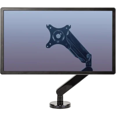 Fellowes® Monitorschwenkarm Platinum Series 11,43 x 43,82 x 47,15 cm (B x H x T) 1,5-8kg Aluminium/ABS Kunststoff schwarz Fellowes® Monitorschwenkarm Platinum Series 11,43 x 43,82 x 47,15 cm (B x H x T) 1,5-8kg Aluminium/ABS Kunststoff schwarz