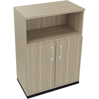 Kombischrank 2OH Tür 1OH Regal B800xT442xH1133mm an/Eiche Nat Kombischrank 2OH Tür 1OH Regal B800xT442xH1133mm an/Eiche Nat